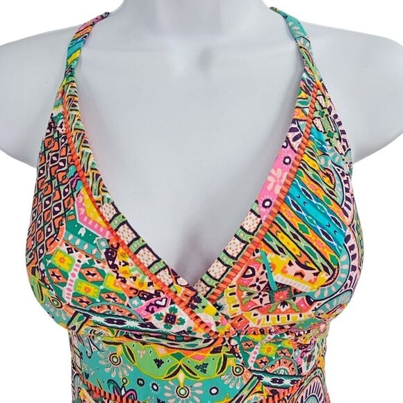 Bleu by Rod Beattie Womens 4 Seriously Sunny Wire Free One Piece Swimsuit - Picture 3 of 13